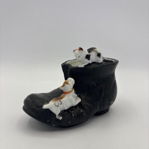 Vtg black shoe boot - ⁠vtg,