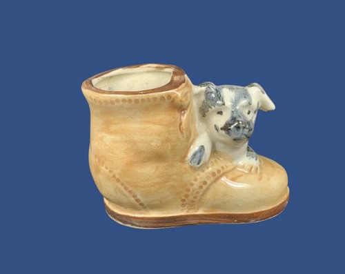 Ceramic planter puppy dog - ceramic,
