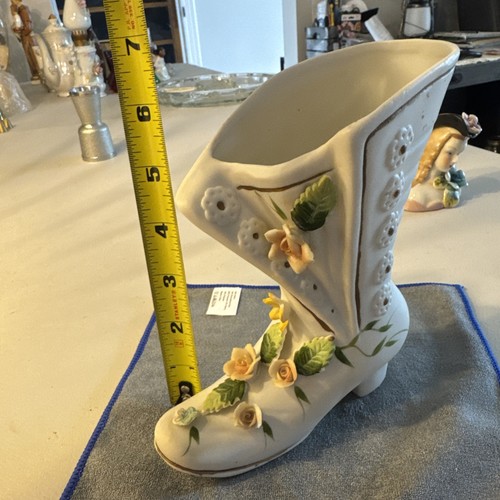 Victorian boot vase planter - victorian,
