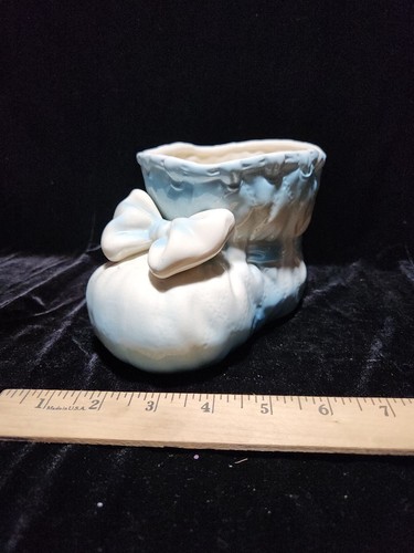 Lefton baby bootie - baby, planter